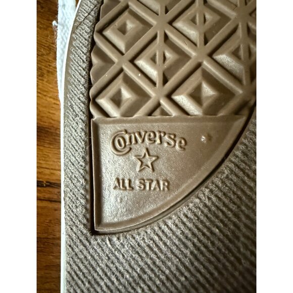 Converse All Star White Canvas Low Cut Sneakers Womens Size 7 Lace Up - Picture 10 of 10